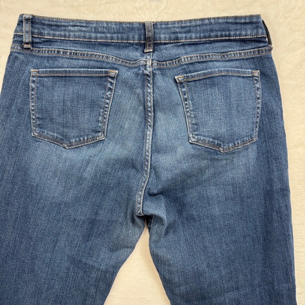 Gap Jeans Women 14/32R Dark Blue Premium Bootcut Mid Rise Stretch Denim Pants - Picture 8 of 13